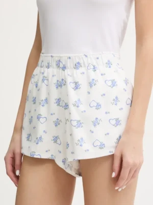 Hollister Co. szorty piżamowe damska kolor biały KI346-5033