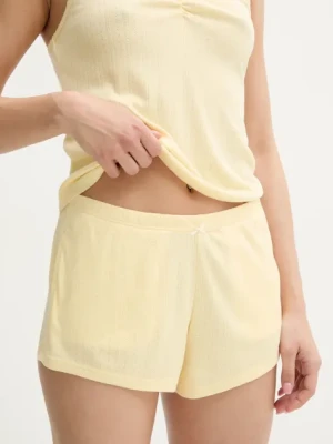 Hollister Co. szorty piżamowe damska kolor żółty KI346-5036