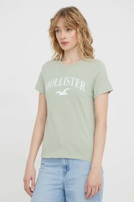 Hollister Co. t-shirt bawełniany 3-pack damski kolor różowy