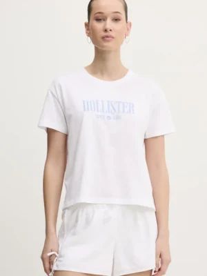 Hollister Co. t-shirt bawełniany damski kolor biały KI357-5000