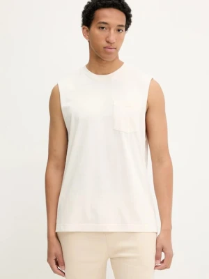 Hollister Co. t-shirt bawełniany kolor beżowy KI324-5319