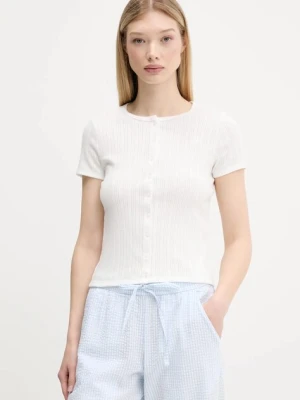 Hollister Co. t-shirt damski kolor biały KI339-5187