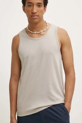 Hollister Co. t-shirt męski kolor beżowy