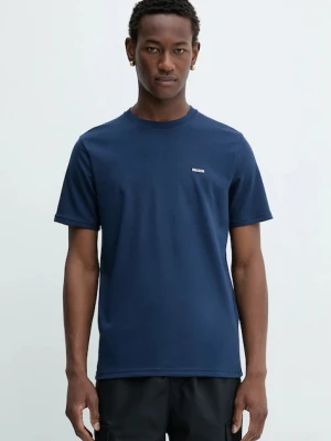 Hollister Co. t-shirt męski kolor granatowy gładki KI323-5499