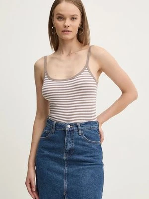 Hollister Co. top damski kolor beżowy KI339-3648