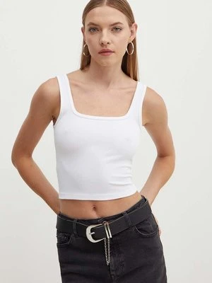 Hollister Co. top damski kolor biały