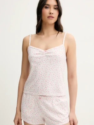 Hollister Co. top piżamowy damska kolor beżowy KI346-5034