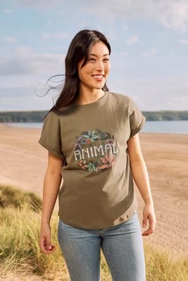 Holly koszulka damska - Green Animal