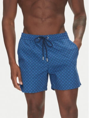 HOM Szorty kąpielowe Hendaye 402935 Niebieski Regular Fit
