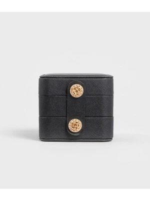 Homla Szkatułka "Carnival" w kolorze czarnym - 9 x 8 x 9,5 cm rozmiar: onesize