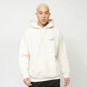 Carhartt WIP Hooded American Script Sweatshirt mężczyźni Bluzy beż rozmiar Odzież