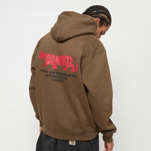 Hooded Rocky Script Sweatshirt, marki Carhartt WIPApparel, w kolorze Brązowy, rozmiar