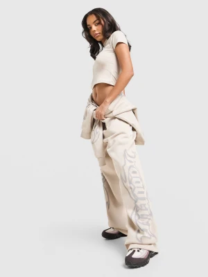 Hoodrich Spodnie Asha Oversized Wide Leg Joggers szary