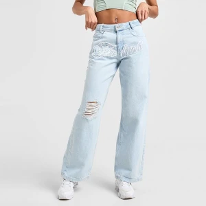 Hoodrich Spodnie Front Script Jean L'blu