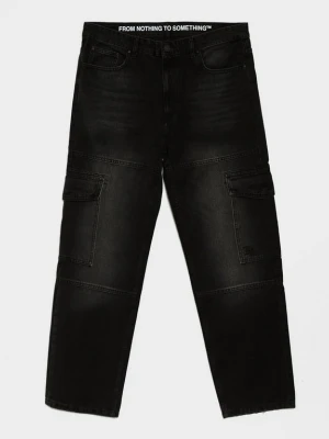 Hoodrich Spodnie Script Cargo Dnm Wsh Blk
