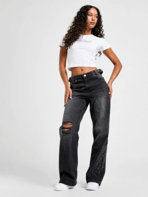 Hoodrich Spodnie Spark Appliq Jean Blk