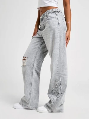 Hoodrich Spodnie Spark Appliq Jean L'gry