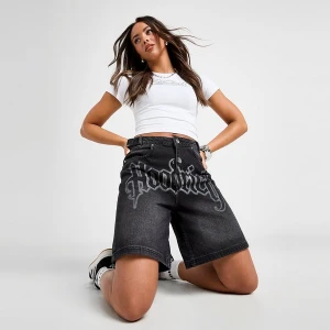Hoodrich Szorty Denim Short Black