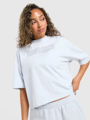 Hoodrich T-Shirt Og Ion Mid Lengthj Oversized szary