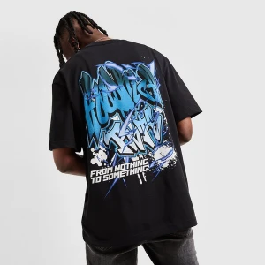 Hoodrich T-Shirt Wall Art Tee Blk/blu