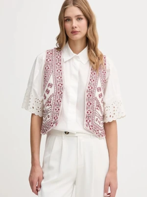 Hoss Intropia kamizelka z domieszką lnu