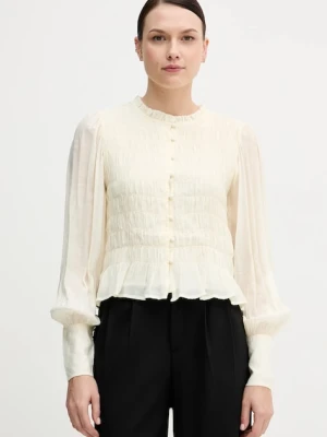 Hoss Intropia koszula damskie kolor beżowy regular 6282690