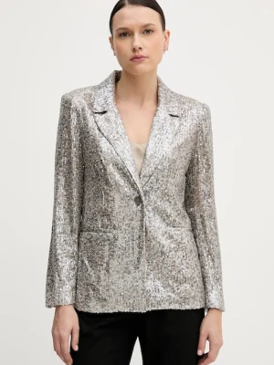 Hoss Intropia marynarka kolor srebrny jednorzędowa 5472054