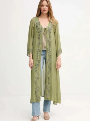 Hoss Intropia marynarka kolor zielony oversize 5432680