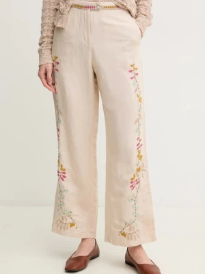 Hoss Intropia spodnie lniane