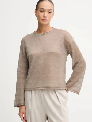 Hoss Intropia sweter damski kolor beżowy lekki 6382013