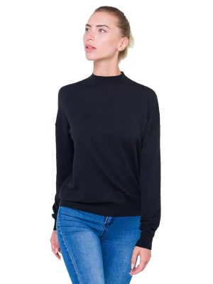 Hot Buttered Sweter "Clarissa" w kolorze czarnym rozmiar: L