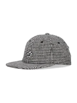 Houndstooth Plaska Czapka Streetwear Hat HUF