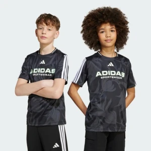 House of Tiro Allover-Print T-Shirt Kids Adidas szary