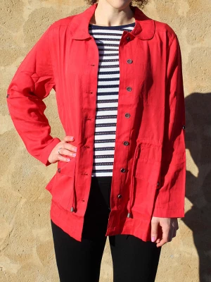 Hublot Mode Marine Lyocellowa kurtka w kolorze czerwonym rozmiar: M
