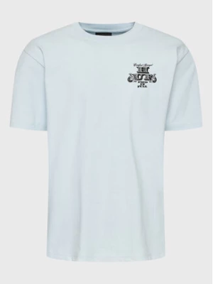HUF T-Shirt Paid In Full TS01939 Błękitny Regular Fit