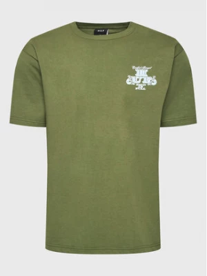 HUF T-Shirt Paid In Full TS01939 Zielony Regular Fit