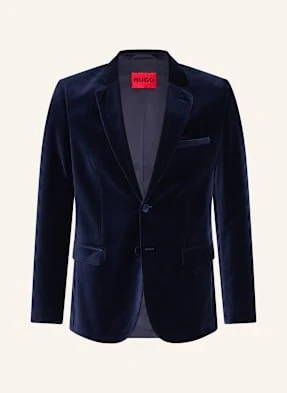 Hugo Aksamitna Marynarka Arti Extra Slim Fit blau