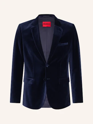 Hugo Aksamitna Marynarka Arti Extra Slim Fit blau