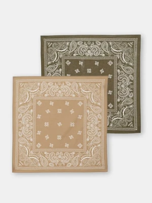 HUGO apaszka męska bawełniana 2Bandana_pack_M