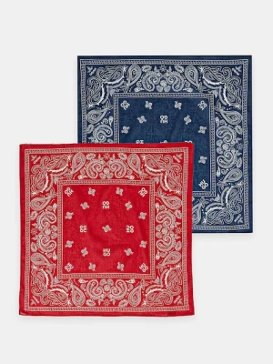 HUGO apaszka męska bawełniana 2Bandana_pack_M