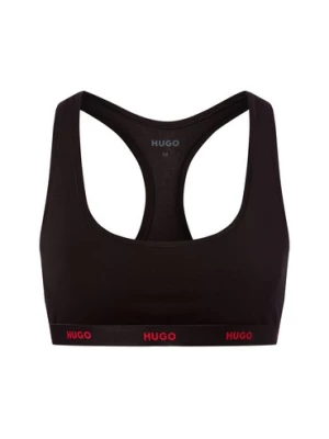 HUGO Biustonosz damski Kobiety Bawełna czarny jednolity,