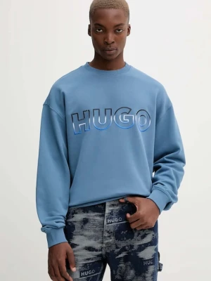 Hugo Blue bluza bawełniana Nogocrew