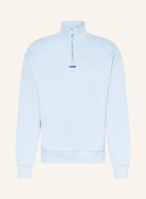 Hugo Blue Bluza Dresowa Typu Troyer Neeler blau