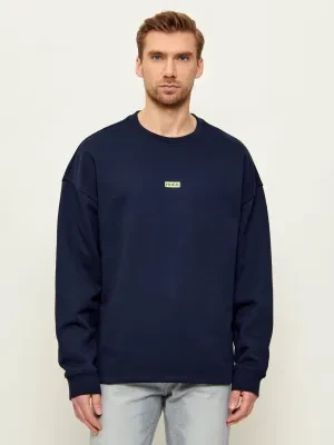 Hugo Blue Bluza Naviu | Loose fit