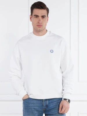 Hugo Blue Bluza Ninnyo | Regular Fit biały