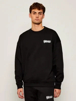 Hugo Blue Bluza Nyrocrew | Relaxed fit