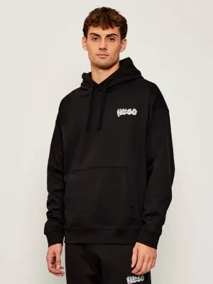 Hugo Blue Bluza Nyrohood | Loose fit