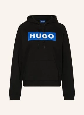 Hugo Blue Bluza Z Kapturem Dariane schwarz