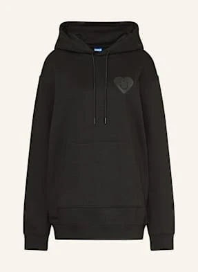 Hugo Blue Bluza Z Kapturem Dejandra schwarz