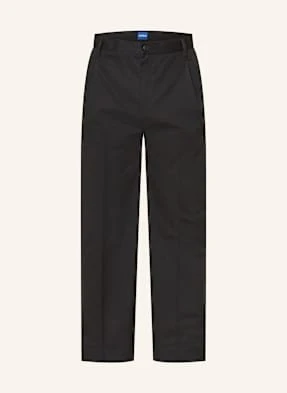 Hugo Blue Chinosy roy243 Regular Fit schwarz